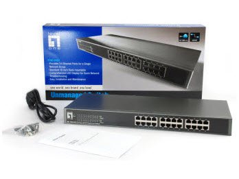 EAN 0878742005597 - LevelOne FSW-2450 switch No administrado Fast Ethernet (10/100) Negro imagen 5
