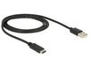 EAN 4043619836000 - DeLOCK 83600 cable USB USB 2.0 1 m USB C USB A Negro imagen 2