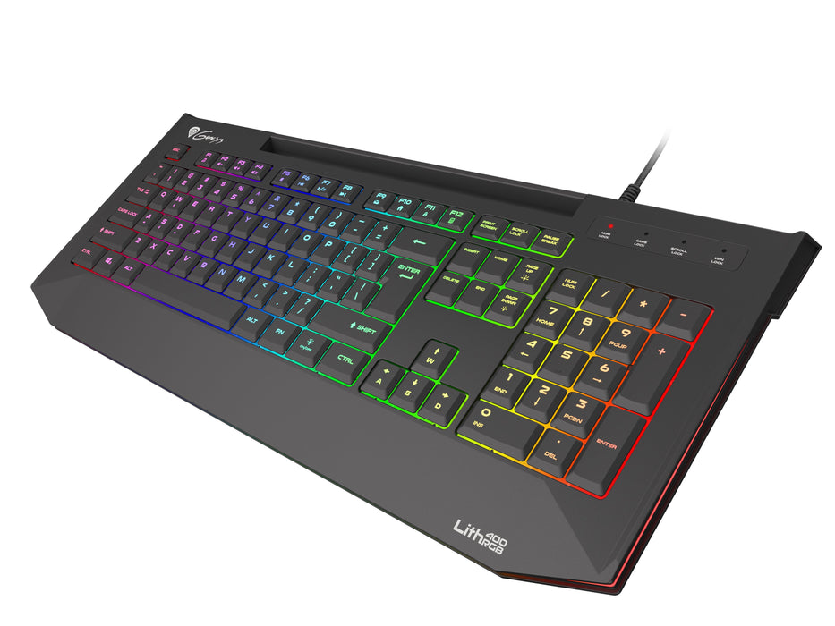 EAN 5901969417968 - GENESIS Lith 400 RGB teclado Juego USB QWERTY Internacional de EE.UU. Negro imagen 1