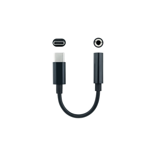 EAN 8433281012219 - Nanocable 10.24.1205 cable de audio 0,11 m 3,5 mm USB Tipo C imagen 2