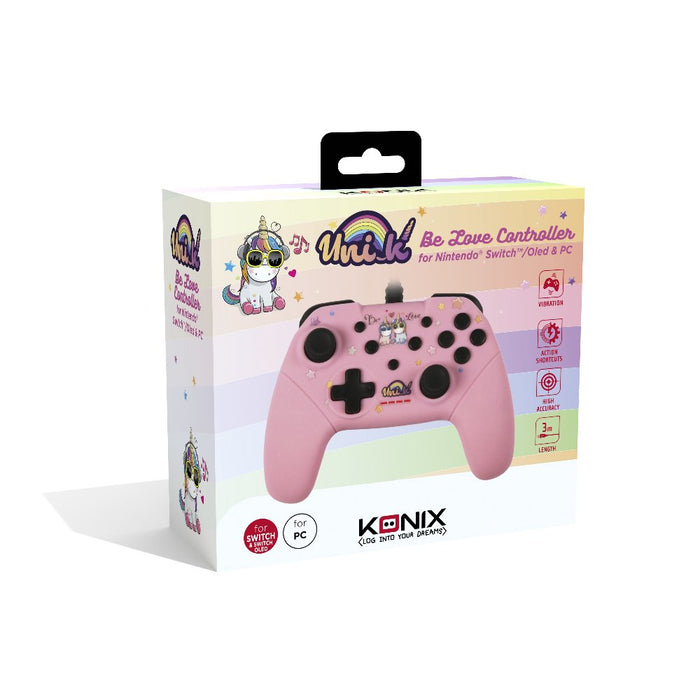 EAN 3328170282260 - Konix KX UNIK SWITCH/PC PAD BE LOVE Rosa USB Gamepad Analógico/Digital Nintendo Switch, PC imagen 7