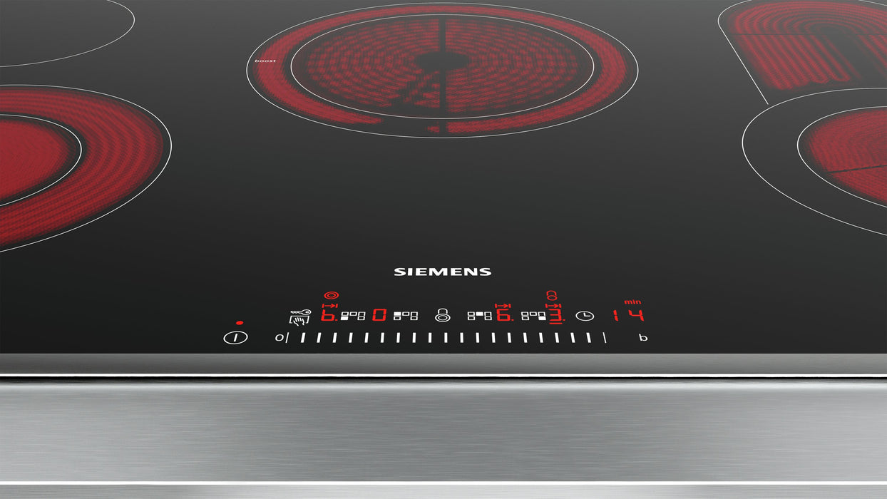 EAN 4242003756386 - Siemens ET845FCP1D hobs Negro, Acero inoxidable Integrado Cerámico 5 zona(s) imagen 3