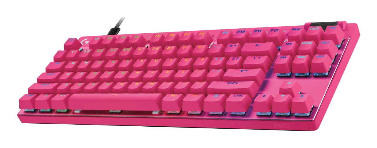 EAN 5099206126497 - Logitech G 920-013249 teclado Juego USB AZERTY Francés Rosa imagen 3