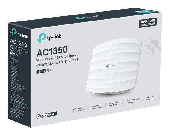 EAN 8885020623499 - TP-Link FESTA F52 punto de acceso inalámbrico 867 Mbit/s Blanco Energía sobre Ethernet (PoE) imagen 9