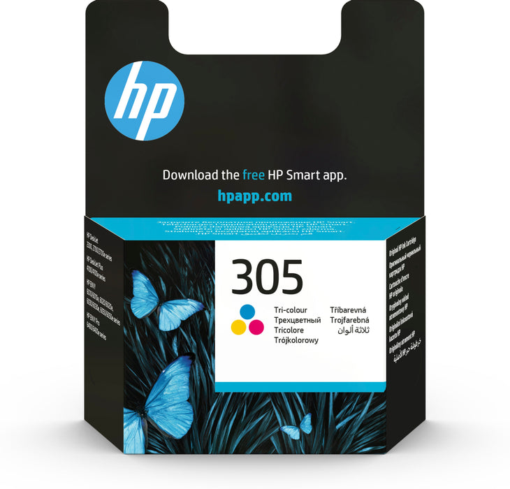 EAN 0193905429202 - HP 305 Tri-color Original Ink Cartridge cartucho de tinta 1 pieza(s) Rendimiento estándar Cian, Magenta,  imagen 1