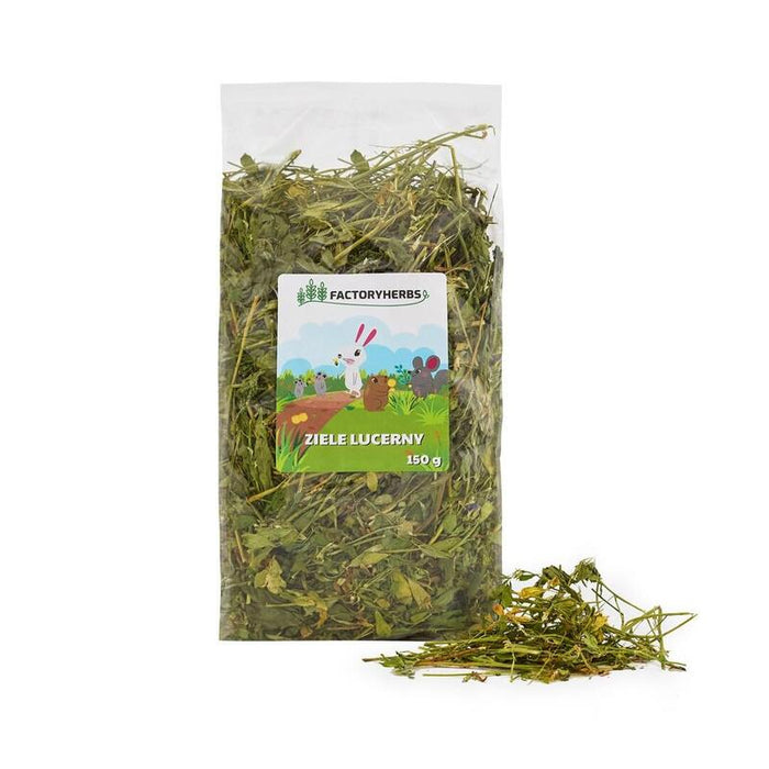 Factory Herbs Alfalfa Herb - Golosina Para Roedores Y Conejos - 150g