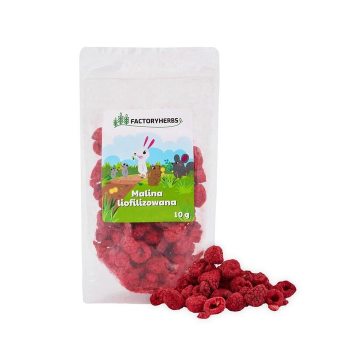 Factory Herbs Freeze-Dried Raspberries - Golosina Para Roedores Y Conejos - 10g