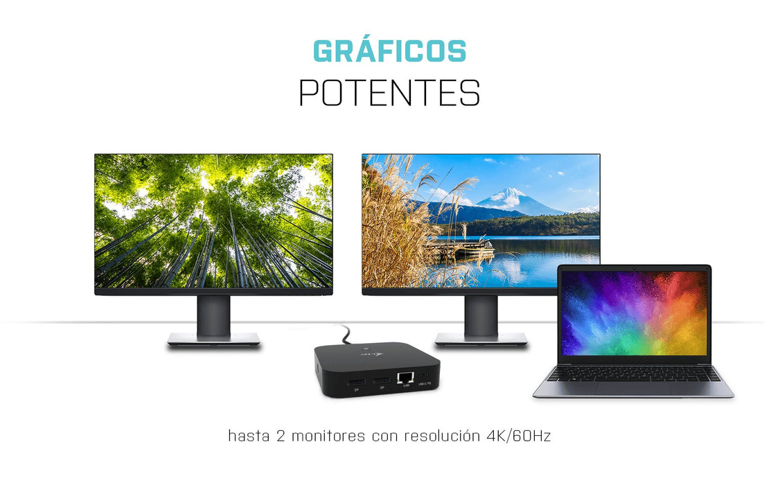 EAN 8595611703775 - i-tec C31DUALDPDOCKPD65W base para portátil y replicador de puertos Alámbrico USB 3.2 Gen 1 (3.1 Gen 1) T imagen 15