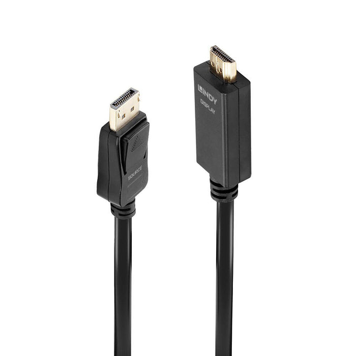 EAN 4002888369244 - Lindy 36924 adaptador de cable de vídeo 5 m DisplayPort HDMI tipo A (Estándar) Negro imagen 1