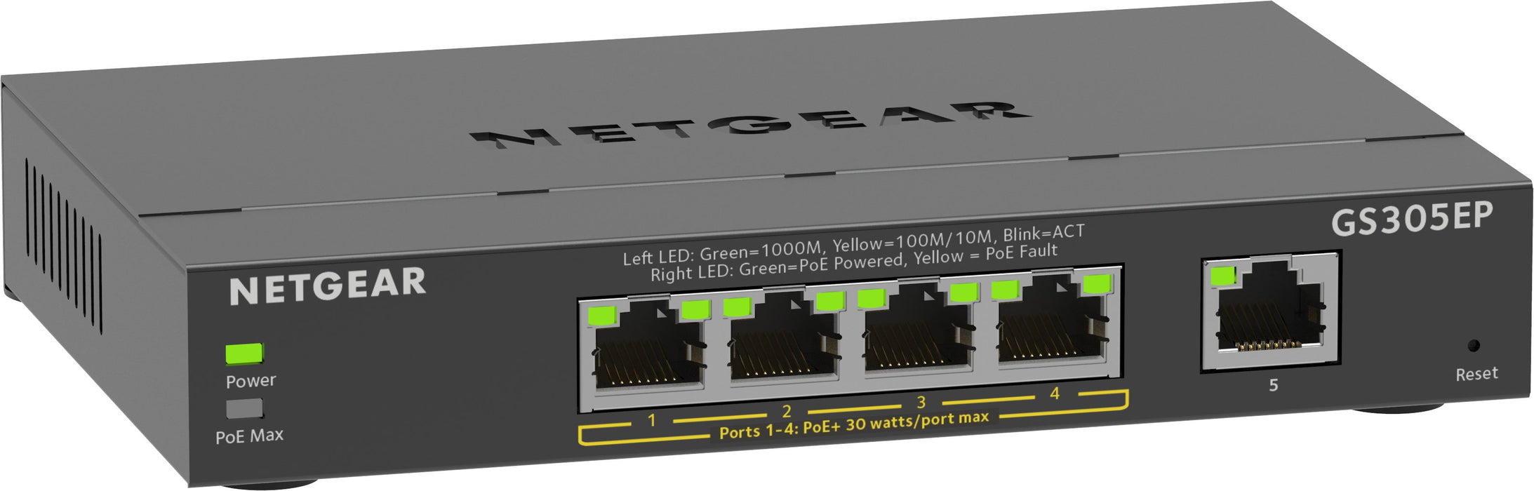 EAN 0606449153149 - NETGEAR 5-Port Gigabit Ethernet PoE+ Plus Switch (GS305EP) Gestionado L2/L3 Gigabit Ethernet (10/100/1000 imagen 1