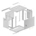 EAN 5901969430127 - Lanberg WF01-6409-00S armario rack 9U Bastidor de pared Gris imagen 3