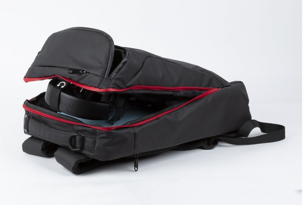 EAN 3328170285247 - Konix Drakkar KX DK RAGNARR 17' GAMING BACKPAC 43,2 cm (17") Mochila Negro, Rojo imagen 3