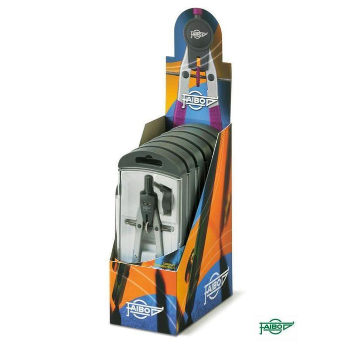 Faibo Expositor Compás Serie Blue-Line Micrométrico Brazos Articulados 301t 6 Unidades