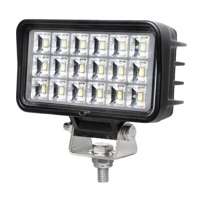 Faro De Trabajo Rectangular 18 Leds; 1500 Lm; 9 - 32 V; Ip67