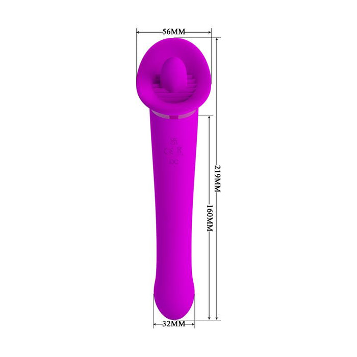 Faust Vibrador Con Lengua Estimuladora Usb