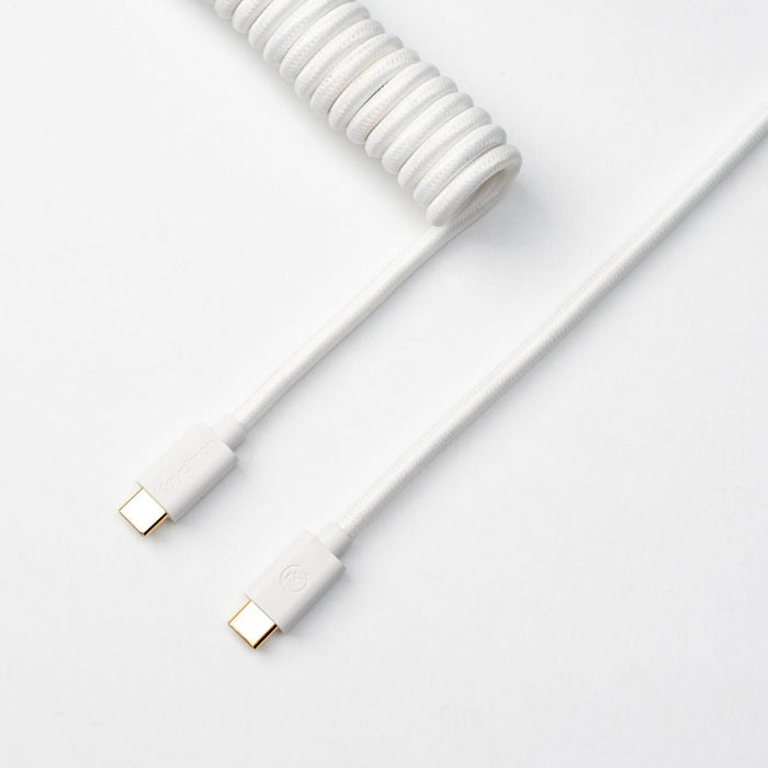 EAN 4895248813224 - Keychron Coiled Aviator cable USB 1,36 m USB C 2 x USB C Blanco imagen 2