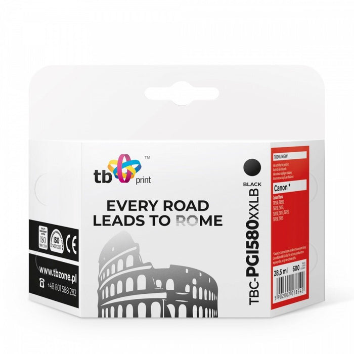 EAN 5902002078542 - TB Print TBC-PGI580XXLB cartucho de tinta 1 pieza(s) Compatible Negro imagen 1