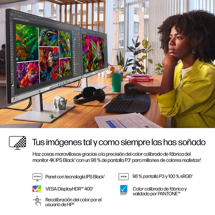 EAN 0197497766219 - HP Series 7 Pro 27 inch 4K Thunderbolt 4 Monitor - 727pk pantalla para PC 68,6 cm (27") 3840 x 2160 Pixel imagen 6