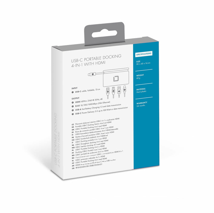 EAN 7640158679142 - DICOTA D31730 base para portátil y replicador de puertos Blanco imagen 6