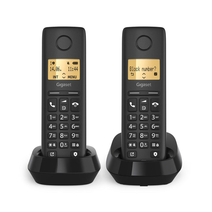 EAN 4250366871554 - Gigaset PURE 100 duo Teléfono DECT/analógico Identificador de llamadas Negro imagen 4