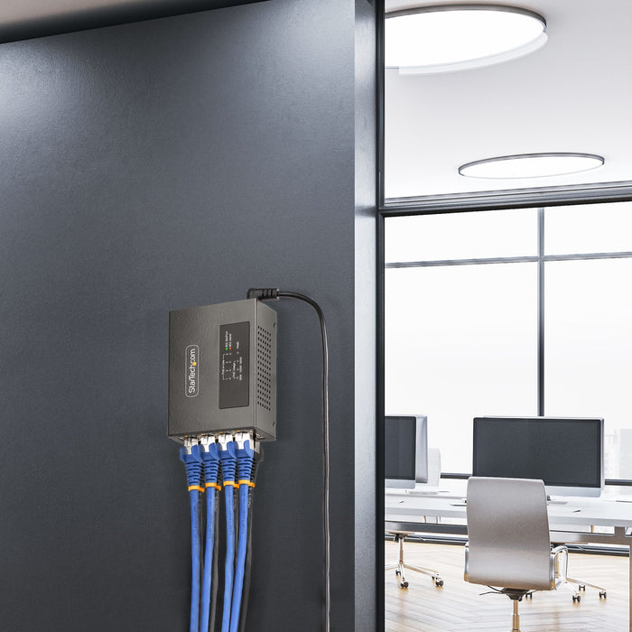 EAN 65030900928 - StarTech.com AS445C-POE-INJECTOR adaptador e inyector de PoE 2.5 Gigabit Ethernet, 5 Gigabit Ethernet, Ethe imagen 11