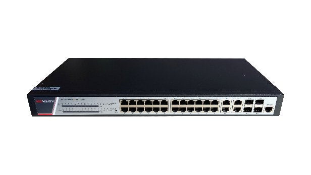 EAN 6931847161682 - Hikvision DS-3E2528P(B) switch Gestionado Gigabit Ethernet (10/100/1000) Energía sobre Ethernet (PoE) Neg imagen 1