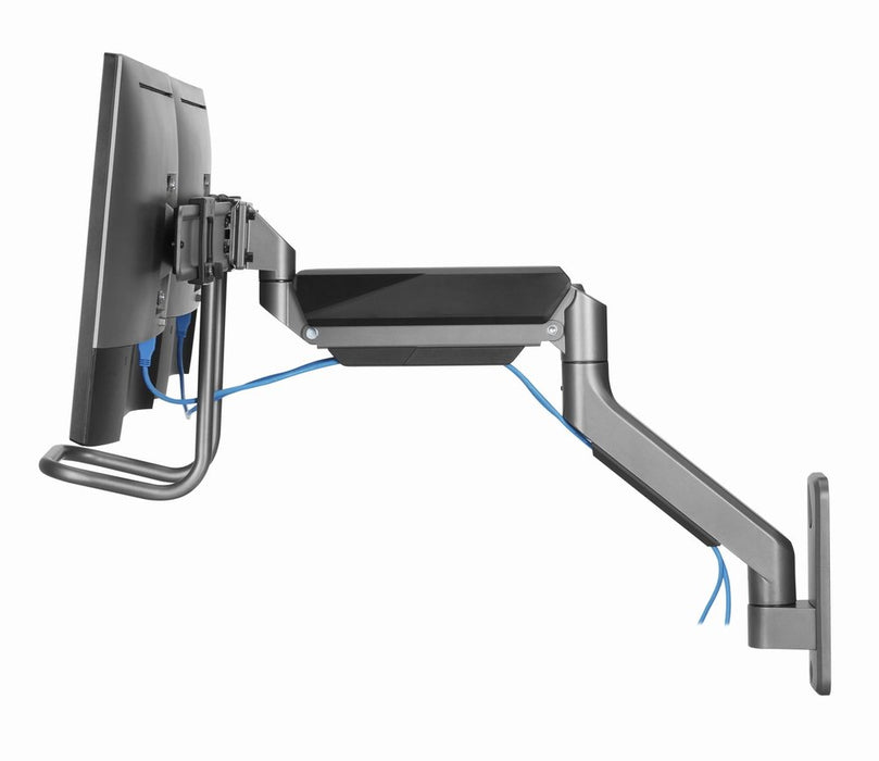 EAN 8716309127660 - Gembird Laikiklis Adjustable wall 2-display mounting arm 17-32inch iki 8kg imagen 11