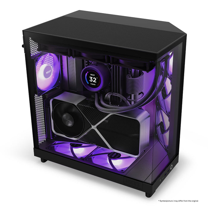 EAN 5056547204079 - NZXT H6 Flow RGB Midi Tower Negro imagen 15