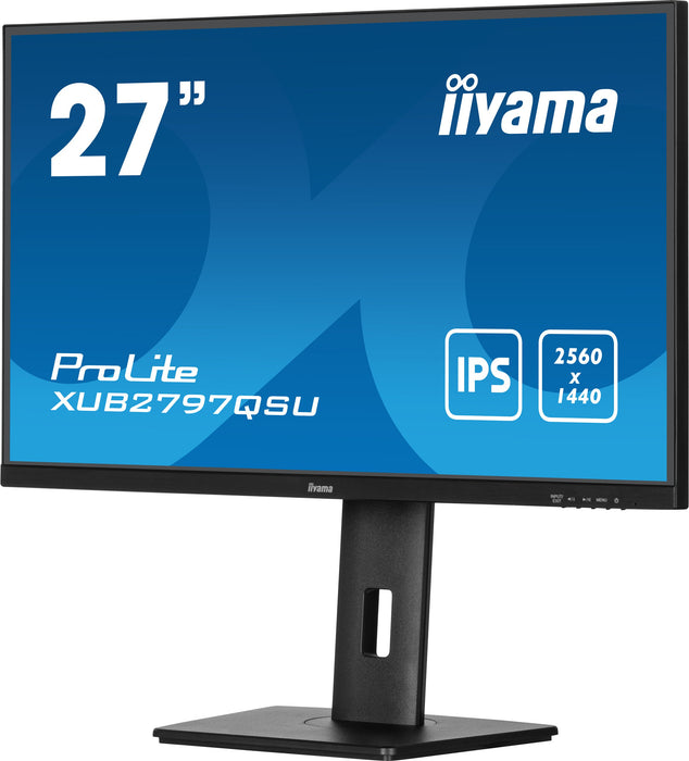 EAN 4948570125098 - iiyama ProLite XUB2797QSU-B2 pantalla para PC 68,6 cm (27") 2560 x 1440 Pixeles Quad HD LED Negro imagen 5