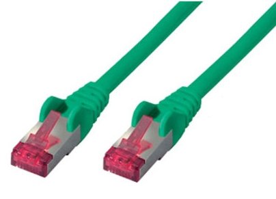 EAN 4017538050250 - shiverpeaks RJ45/RJ45 Cat6a 3m cable de red Verde S/FTP (S-STP) imagen 1