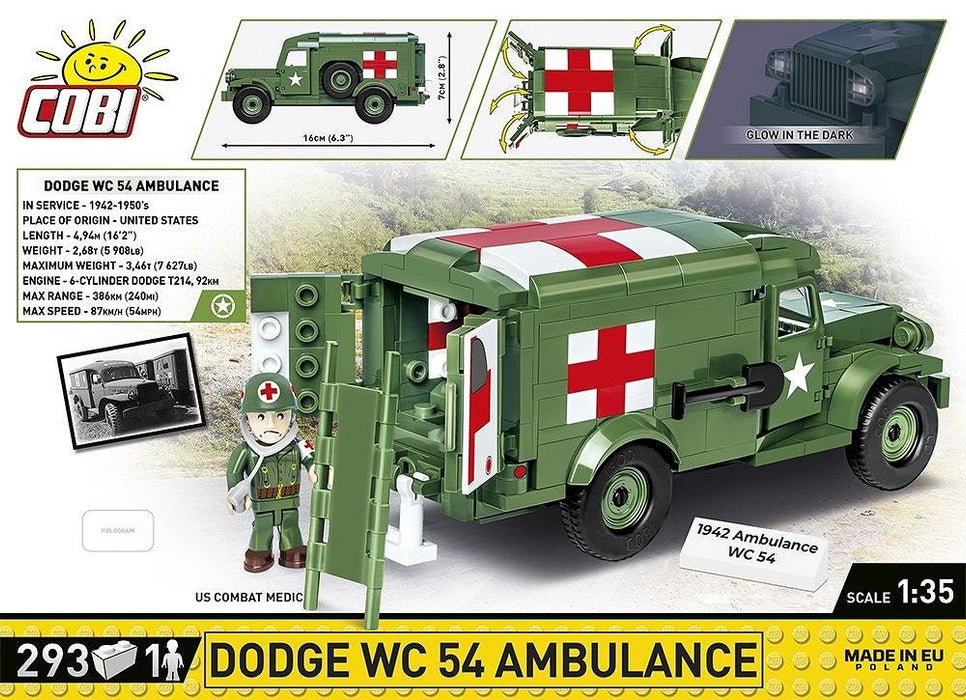 EAN 5902251022570 - COBI Dodge WC-54 Ambulance imagen 3