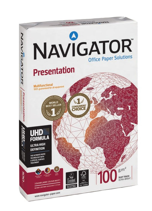 EAN 5602024530232 - Navigator PRESENTATION A4 papel para impresora de inyección de tinta A4 (210x297 mm) 500 hojas Blanco imagen 1