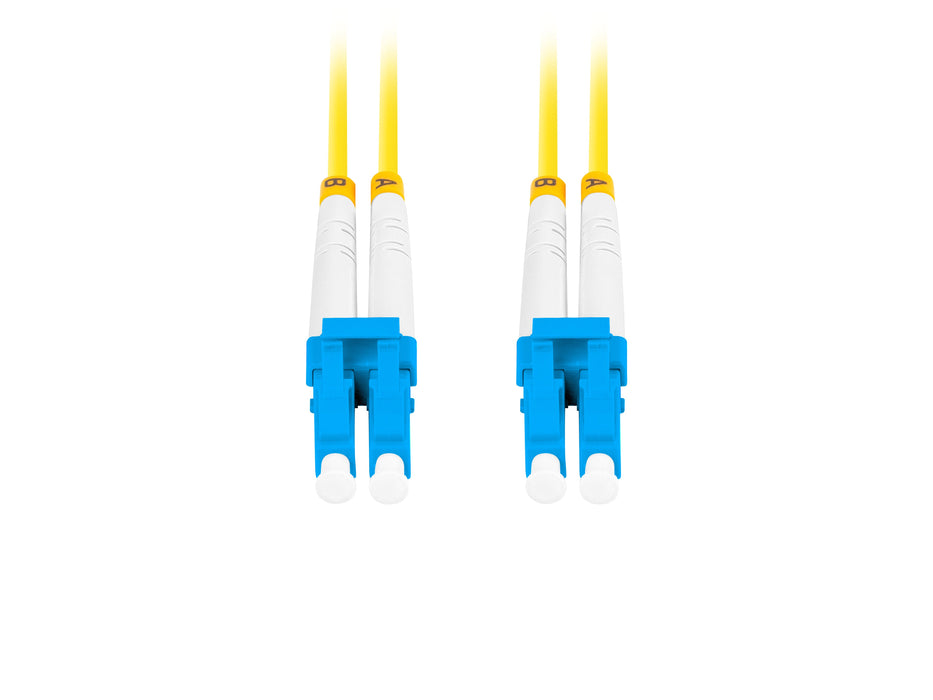 EAN 5901969433098 - Lanberg FO-LULU-SD11-0050-YE Cable de fibra óptica e InfiniBand 5 m LC Amarillo imagen 3