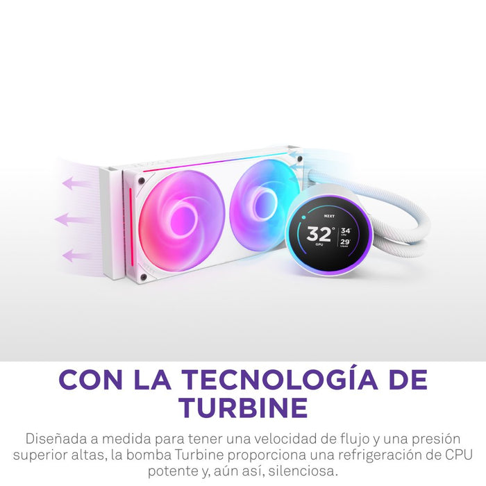 EAN 5056547204154 - NZXT Kraken Elite 240 RGB Procesador Sistema de refrigeración líquida todo en uno 12 cm Blanco 1 pieza(s) imagen 7