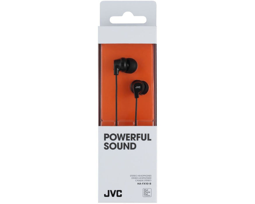EAN 4975769430268 - JVC HA-FX10-B-E Auriculares Alámbrico Dentro de oído Música Negro imagen 2