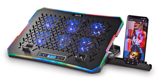 EAN 8435430626964 - NGS HERO STAND almohadilla fría 39,6 cm (15.6") 2400 RPM Negro imagen 1