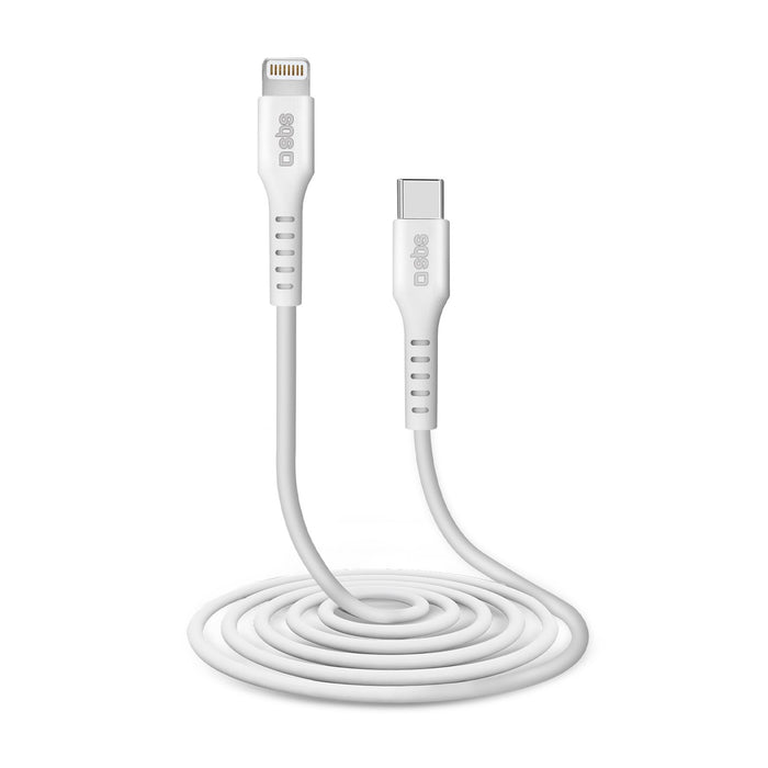 EAN 8018417264511 - SBS TECABLELIGTC2W cable de conector Lightning 2 m Blanco imagen 1