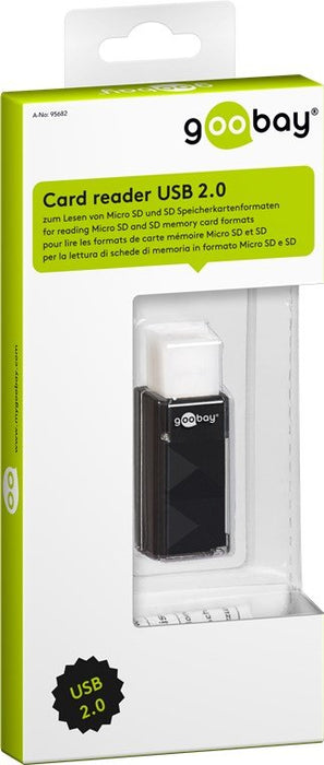 EAN 4040849956829 - Goobay 95682 lector de tarjeta USB 2.0 Negro imagen 2