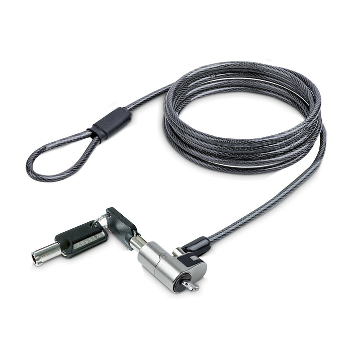 EAN 0065030899390 - StarTech.com NANOK-LAPTOP-LOCK cable antirrobo Negro, Plata 2 m imagen 1