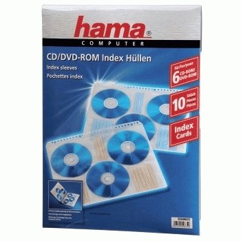 EAN 4007249498359 - Hama CD-ROM Index Sleeves 60 discos Transparente imagen 2