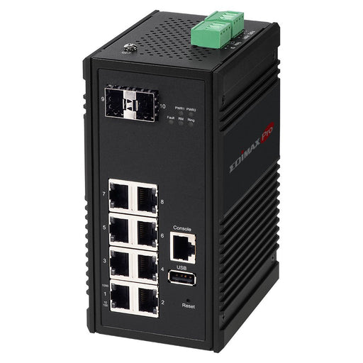 EAN 4717964703248 - Edimax IGS-5208 switch Gestionado Gigabit Ethernet (10/100/1000) Negro imagen 1