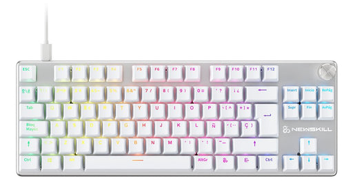 EAN 8435443704130 - Newskill Gaming NS-KB-SERIKEV2-TKL-IVO teclado Juego USB QWERTY Español Blanco imagen 1
