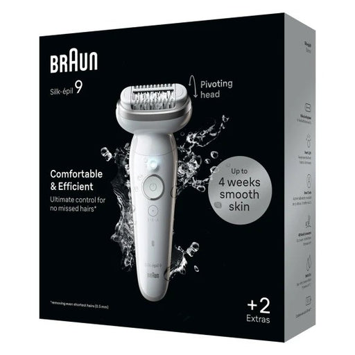 EAN 7500435225328 - Braun Silk-épil 9 BR2-225328 depiladora 40 pinzas Gris, Blanco imagen 2