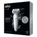 EAN 7500435225328 - Braun Silk-épil 9 BR2-225328 depiladora 40 pinzas Gris, Blanco imagen 2
