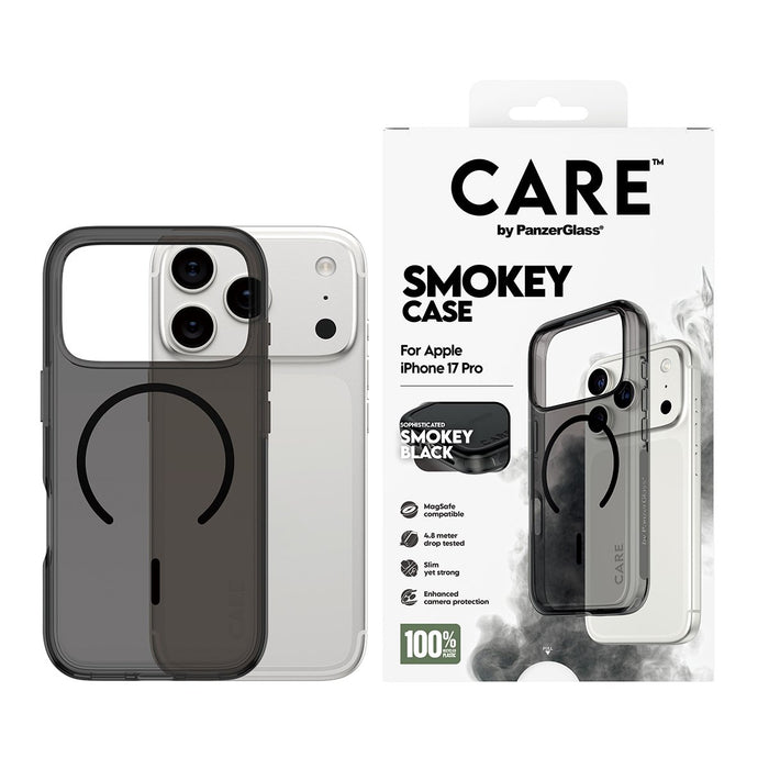 EAN 5715685026973 - PanzerGlass CARE by ® Flagship Case Urban Explorer Smokey w. Black MagSafe iPhone 17 Pro funda para teléf imagen 2