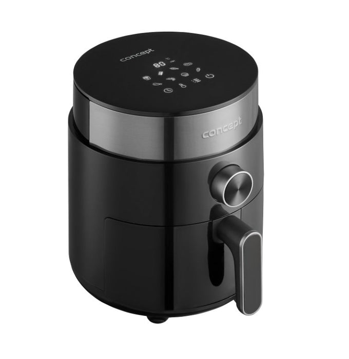 EAN 8595631034484 - Concept FR2500 freidora Sencillo 2,5 L 1200 W Freidora de aire caliente Negro imagen 3