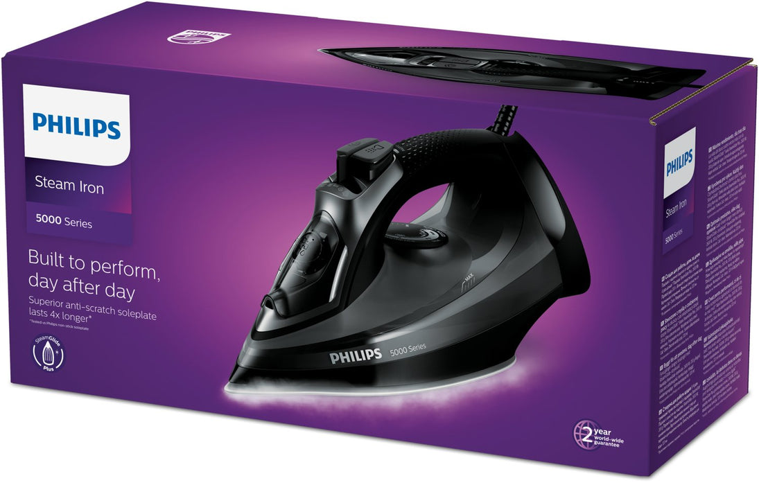 EAN 8710103968252 - Philips 5000 series DST5040/80 plancha Plancha a vapor Suela SteamGlide Plus 2600 W Negro imagen 5