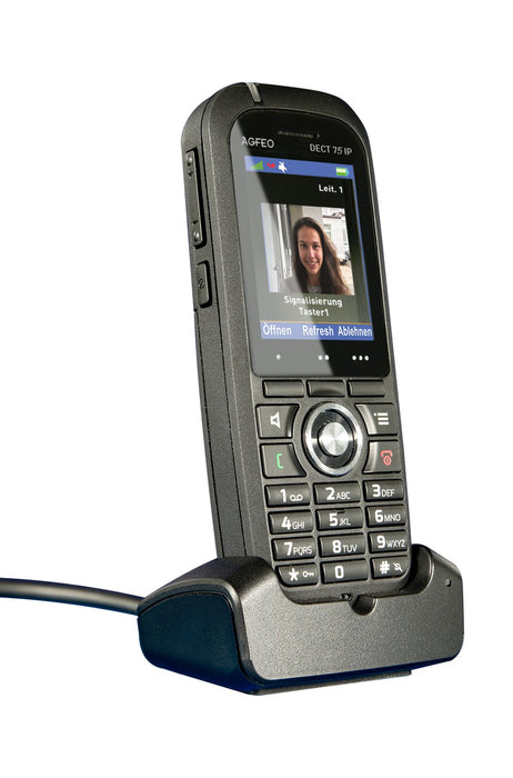 EAN 4021972015775 - AGFEO DECT 75 IP teléfono IP Negro TFT imagen 1