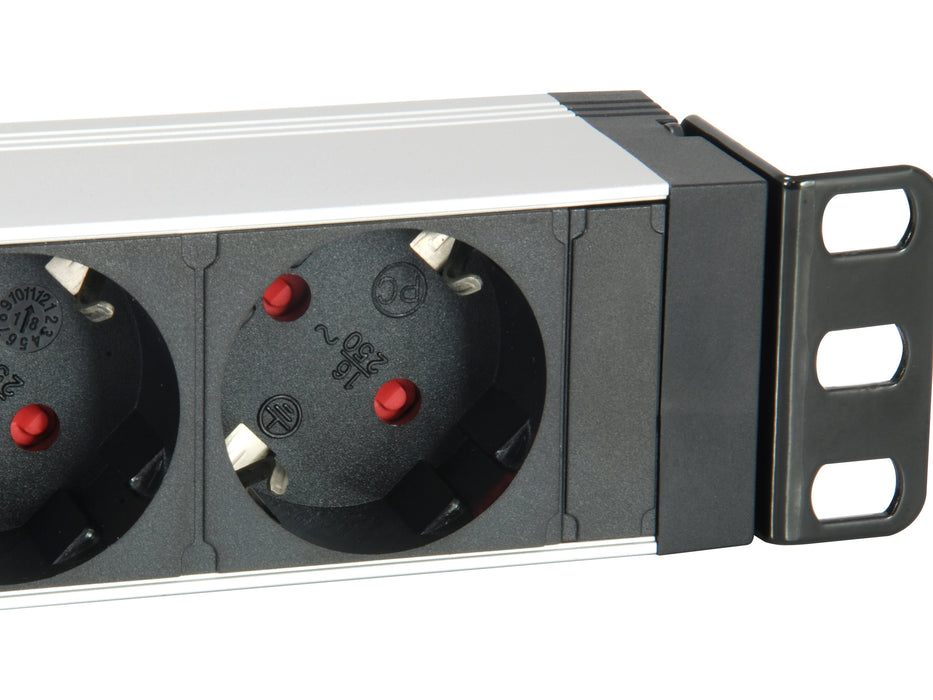 EAN 4015867208441 - Equip 333309 base múltiple 1,8 m 7 salidas AC Interior Negro, Blanco imagen 4