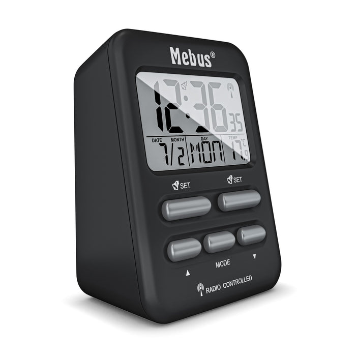 EAN 4007218257994 - Mebus 25799 despertador Reloj despertador digital Negro imagen 4